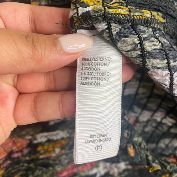 Rebecca Minkoff Geneva Printed Smock Dress / Silk Floral Bohemian / Size Small - Picture 9 of 10